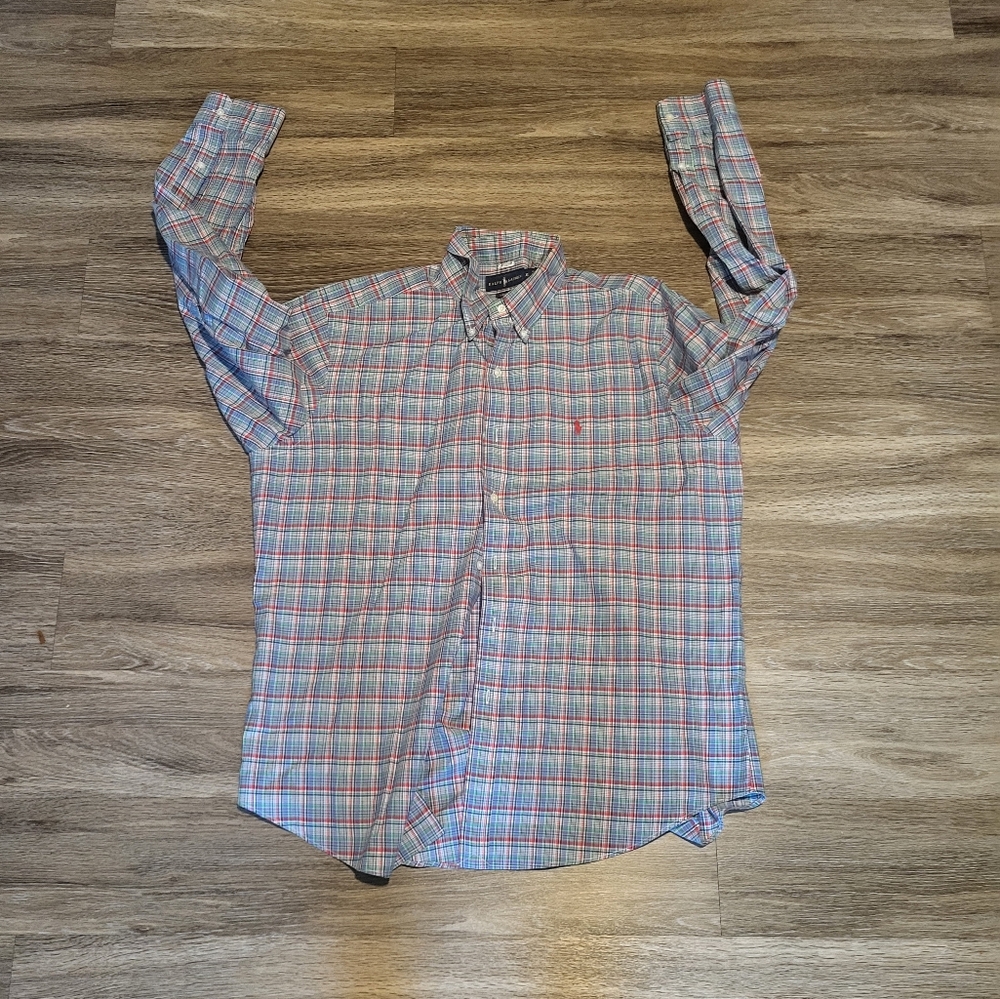 Men's Plaid Button-Down Shirt
